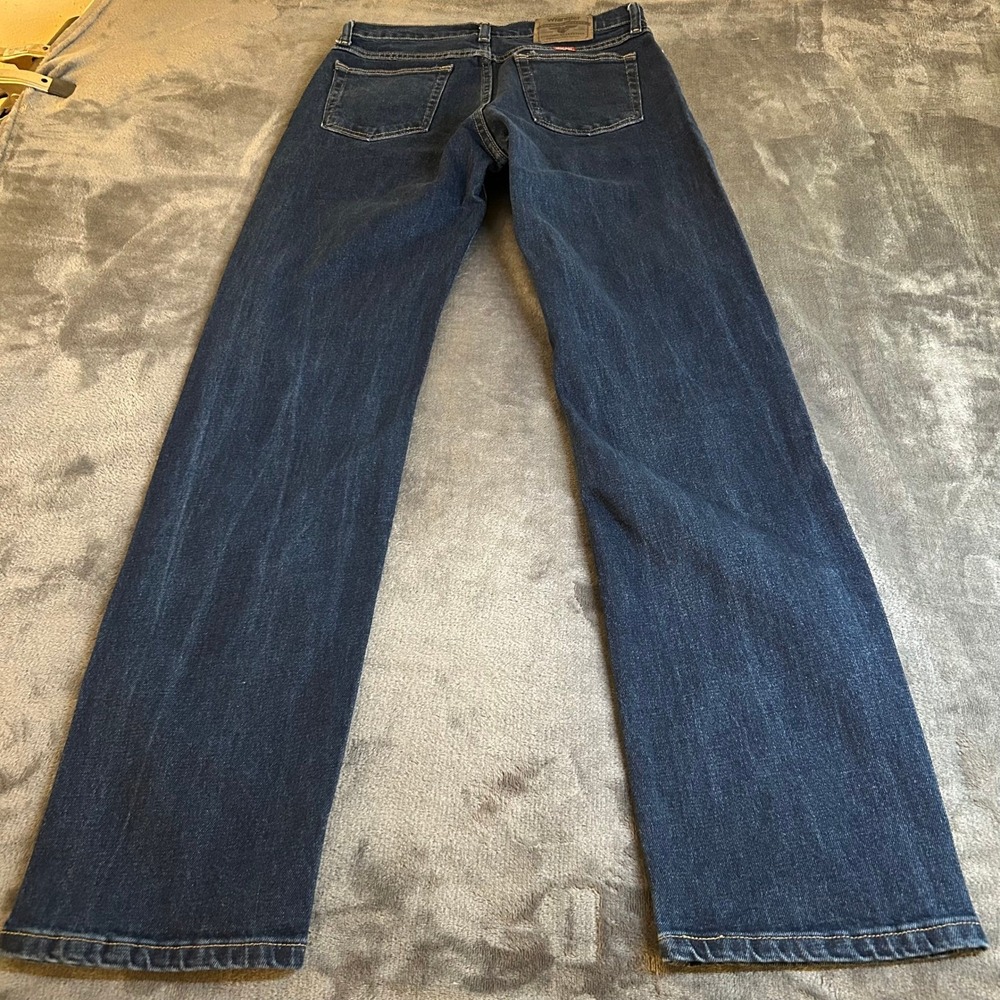Wrangler Five Star Heritage Jeans Mens 30x32 Dark Wash Blue Regular Stretch NWT - Picture 3 of 13